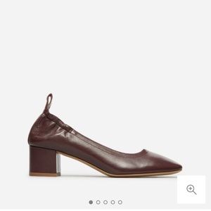Everlane Day Heel in Oxblood Size 7